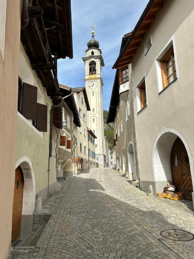 Weisses Kreuz - Crusch Alva Panzió Samedan Kültér fotó